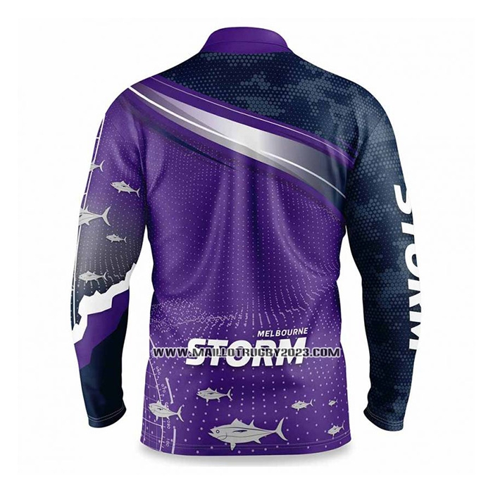Maillot NRL Melbourne Storm Rugby 2022 Fish Finder